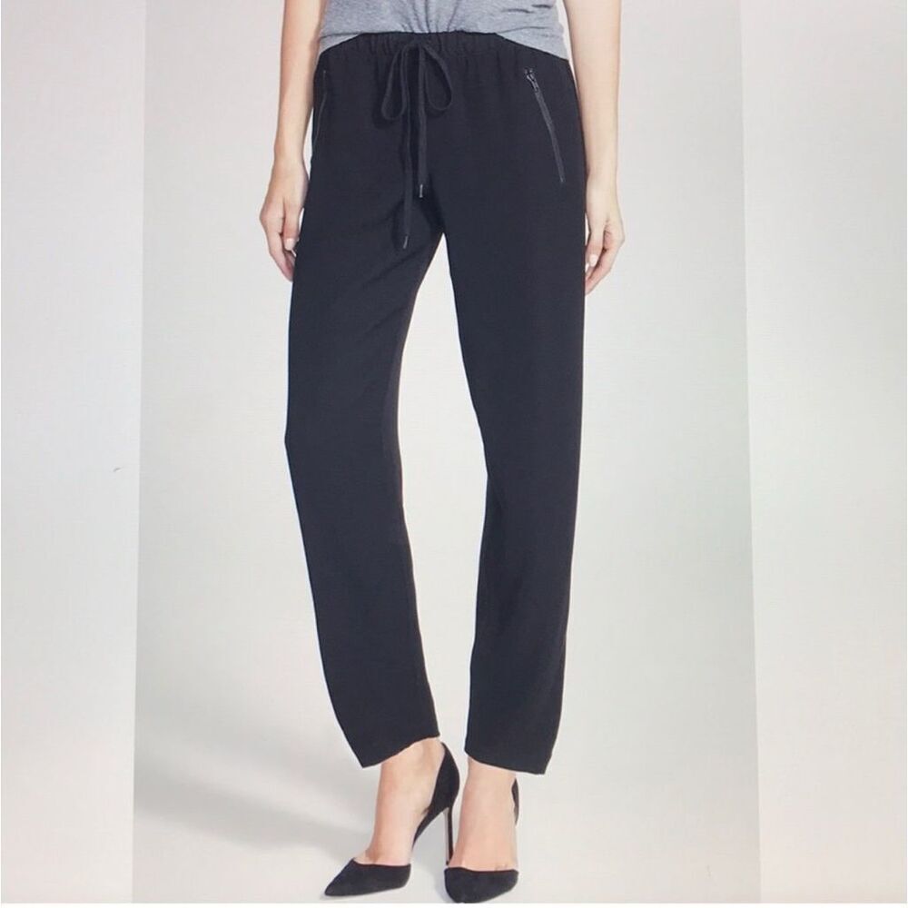BAILEY 44 Puzzler Drawstring Jogger Pants Black Size XS EUC B57